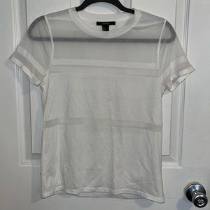 Sheer panel tshirt
